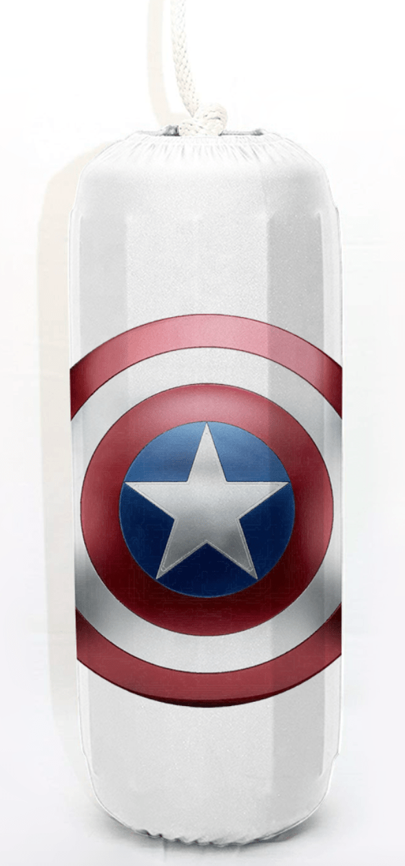 Captain America- White - Flexifabrics Marine