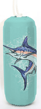 Charger l&#39;image dans la galerie, Marlin: Peter James Glenn Artwork (Teal) - Flexifabrics Marine