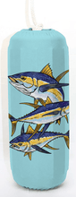Load image into Gallery viewer, Tri-Tuna: Peter James Glenn Artwork (Teal) - Flexifabrics Marine