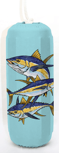 Tri-Tuna: Peter James Glenn Artwork (Teal) - Flexifabrics Marine