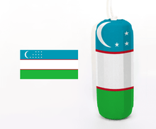 Charger l&#39;image dans la galerie, Flag of Uzbekistan - Flexifabrics Marine