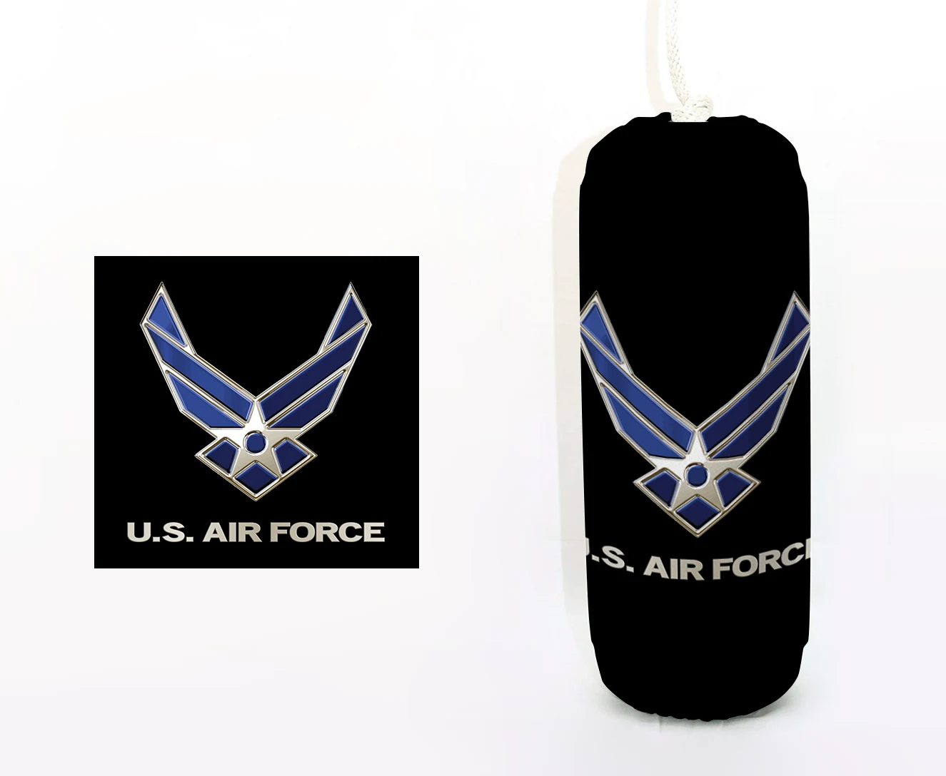 U.S. Air Force FenderSox™ — black colorway, design mockup with Air Force emblem